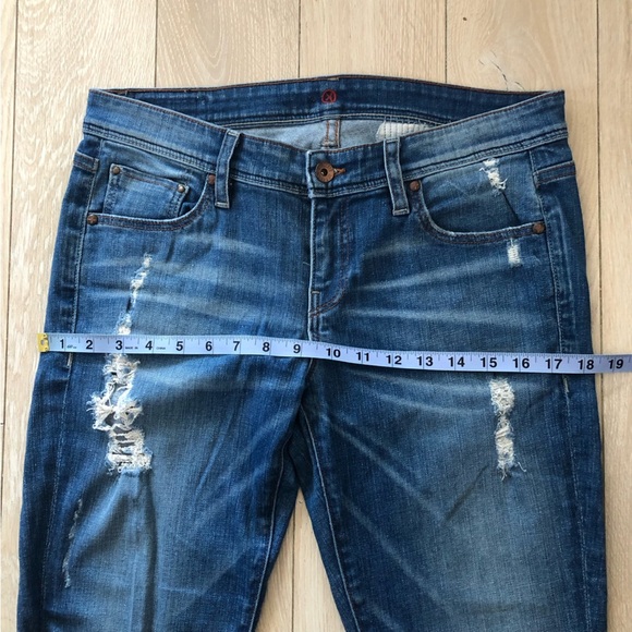 Sinclair MFGRP. Made in USA Distressed Jeans Size 26 - Picture 3 of 15